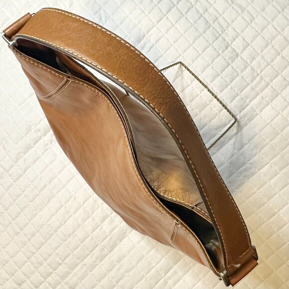 MICHAEL Michael Kors Brookville Caramel Leather Slouchy Hobo Shoulder Bag 2008 - Picture 13 of 15